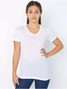 WOMEN POLY-COTTON SHORT SLEEVE T-SHIRT