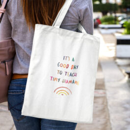 Cute PTA Gift | Best Teacher Ever Tote Bag