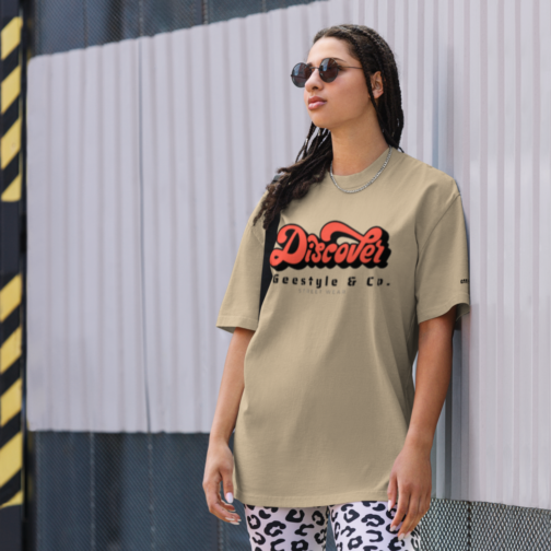 Oversized Faded T Shirt Faded Khaki Front 668295741f144