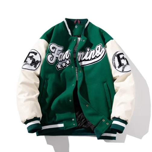 Kf Scba114a48e25498d9a7929b28cf7d26ep Winter Letter Baseball Jacket Men Women American Varsity Jacket Thick Warm Patchwork Hip Hop Coat Button