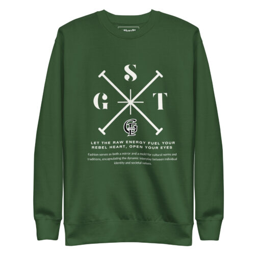 Unisex Premium Sweatshirt Forest Green Front 671d079e536d5.jpg