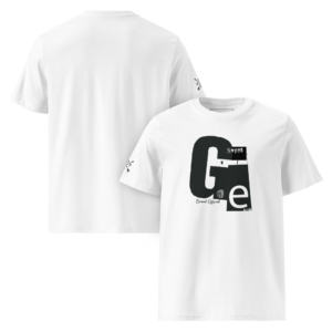 Unisex organic cotton t shirt white front and back 67d1c9b5c1fce