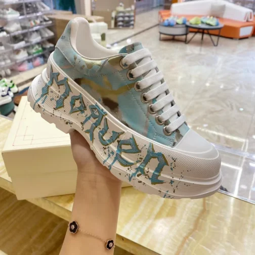 Handcrafted Leather Casual Sneakers