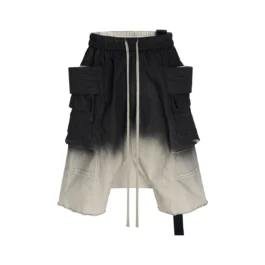 Men’s Gradient Techwear Cargo Shorts